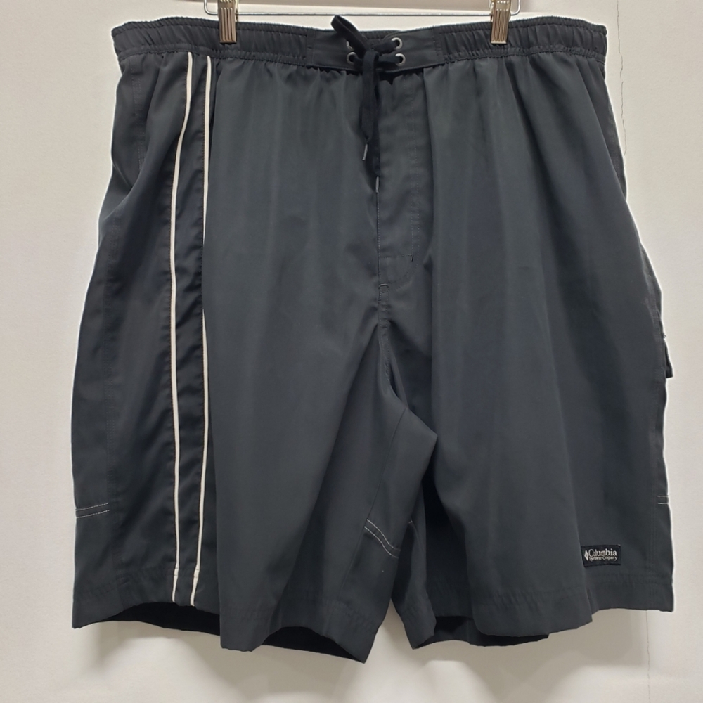Columbia Swim Trucks Shorts Mesh Liner Size XL Black